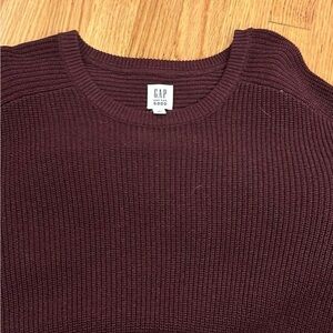 GAP Burgundy Knit Sweater